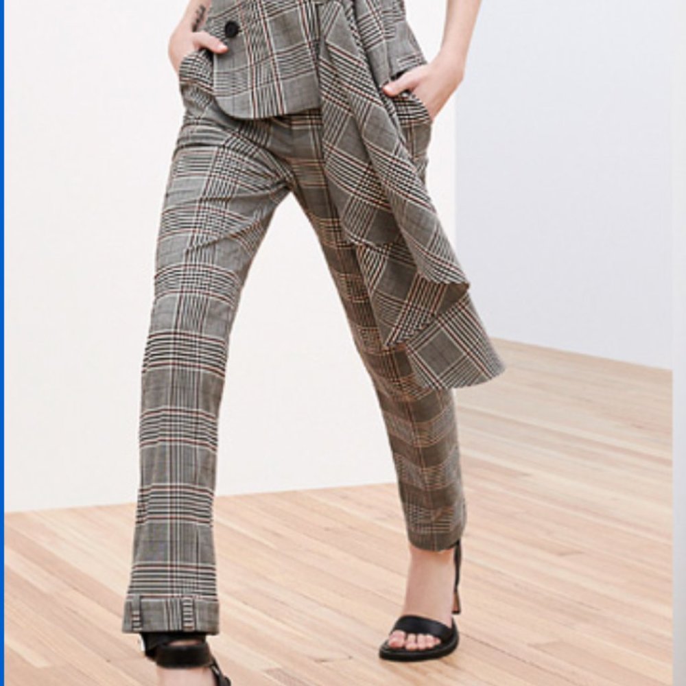 Monse Plaid Trousers NWT